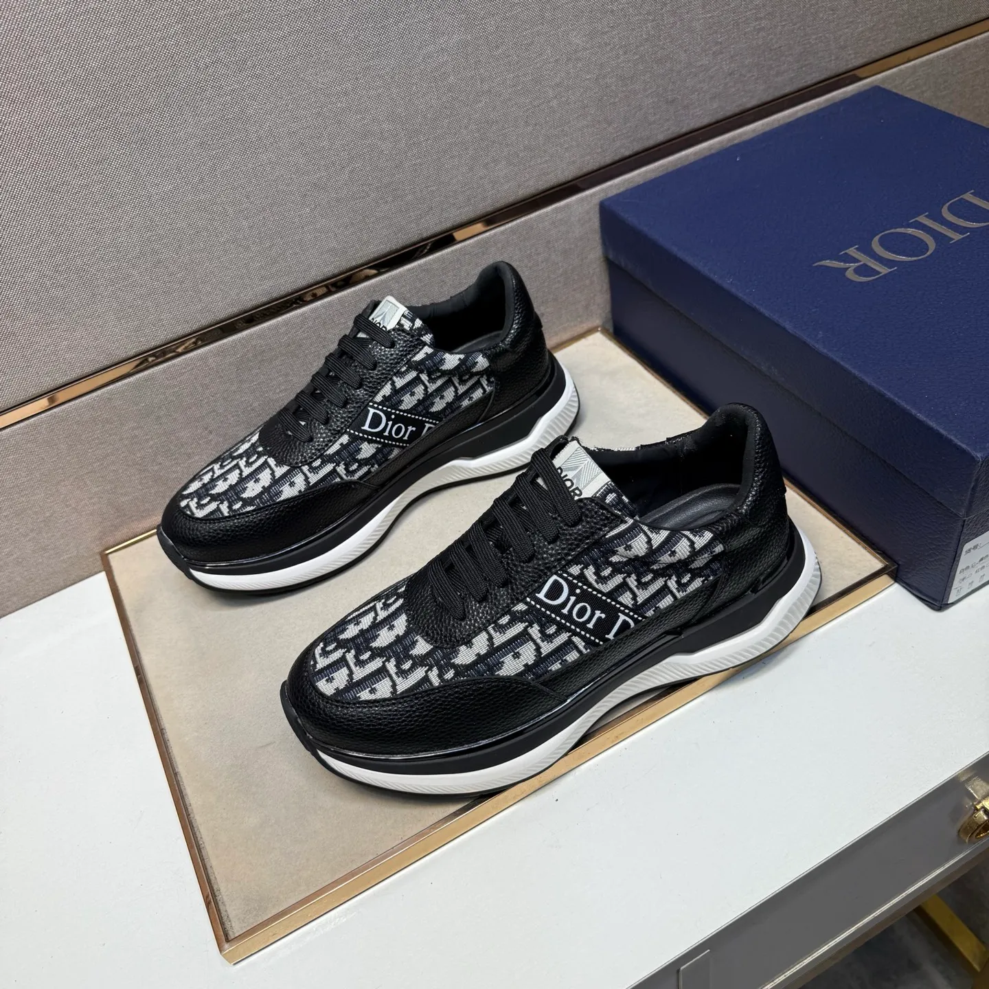 Men's men's shoes 💰pp462 [Dior~] Men's casual shoes 2025z cabinet sales simultaneously 🔶Size: 38-44 #️⃣ 🔷3 colors🔜The upper is made of multi-material splicing➕Mesh lining, comfortable and breathable, sole: original comfortable and wear-resistant outsole, ⚠️real thing📱photographed🎬real thing is better📢📢📢